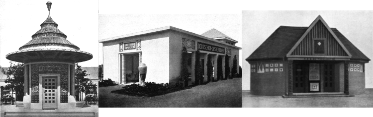 Bauten der II. Ton-, Zement- und Kalkindustrie-Ausstellung 1910